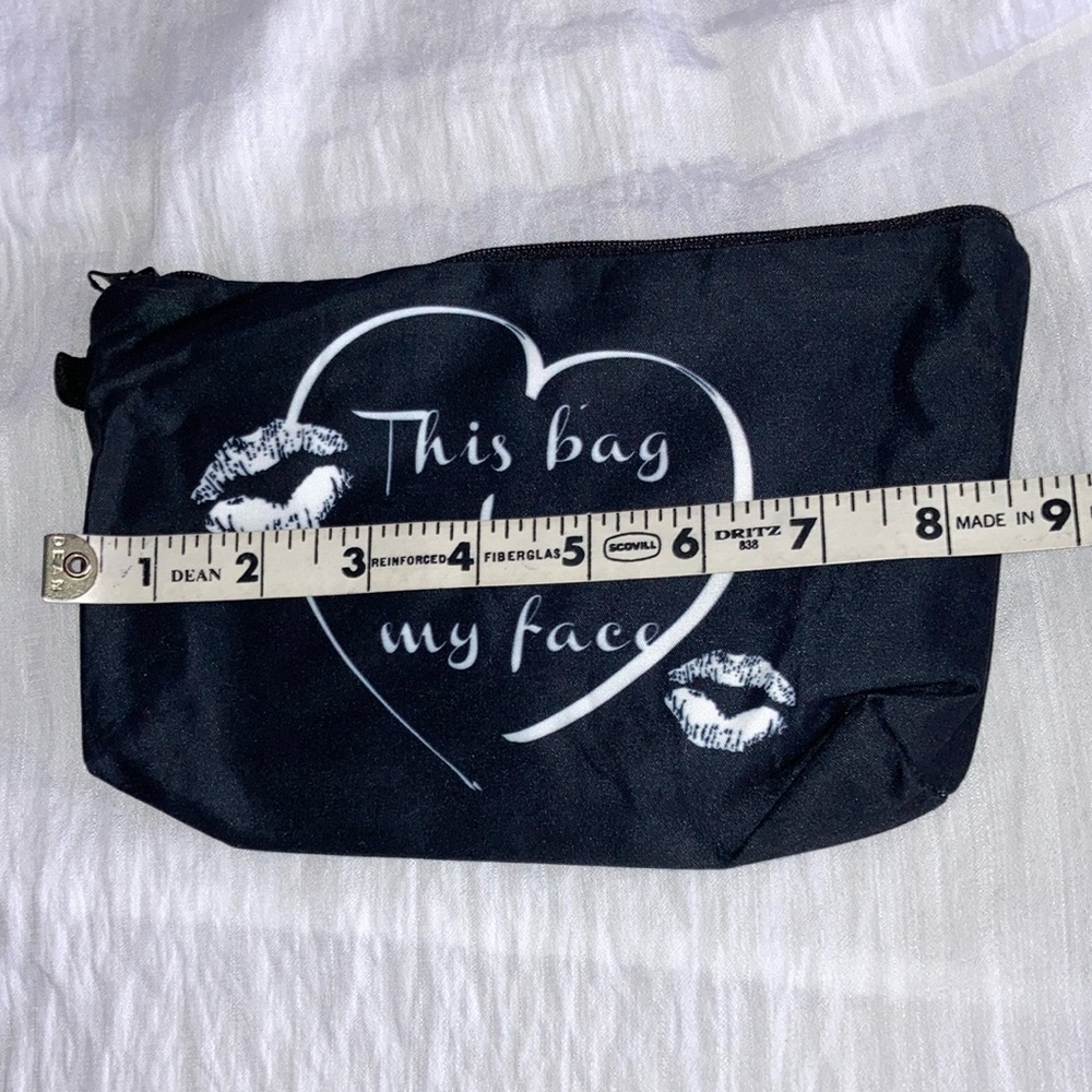 Cosmetic Case Black and White NWOT - Picture 7 of 13